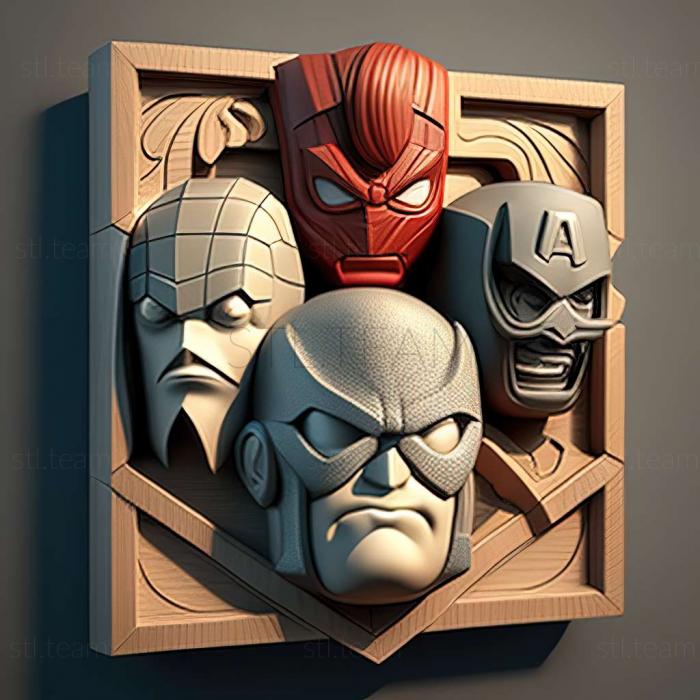 3D модель Онлайн-игра Marvel Super Hero Squad (STL)